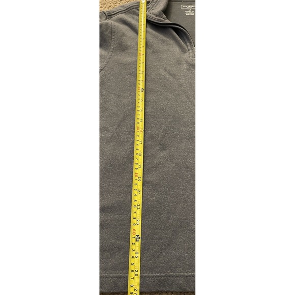 Van Heusen Flex 1/4 Quarter Zipper Long Sleeve Pullover Shirt Gray Medium JBHS - Picture 4 of 8